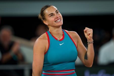 　アリーナ・サバレンカ＝５日、パリ（ゲッティ＝共同）