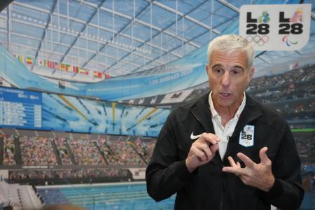 大リーガーの参加「楽観的」　ロス五輪野球でフーバーＣＥＯ