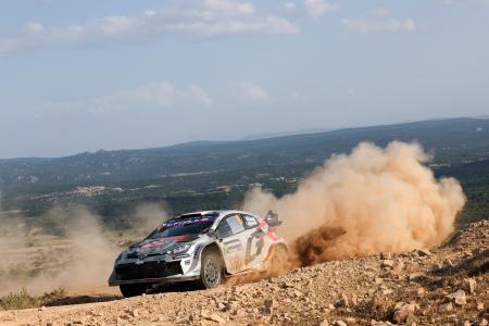 ＷＲＣ第６戦、勝田貴元は５位　ラリー・イタリア・サルデーニャ