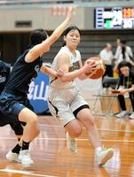 　大会ＭＶＰとアシスト賞を獲得した日本経大・梶西