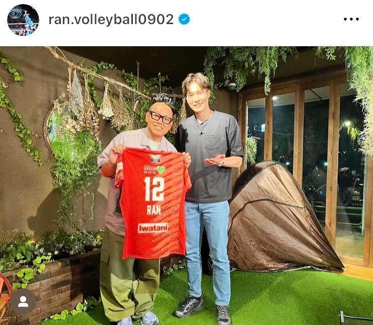 　高橋藍のインスタグラム＠ｒａｎ．ｖｏｌｌｅｙｂａｌｌ０９０２より