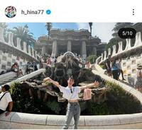 　早田ひなのインスタグラム（＠ｈ＿ｈｉｎａ７７）から