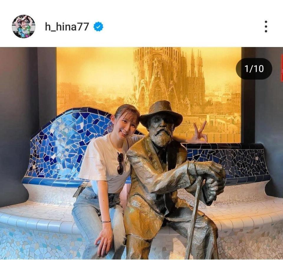 　早田ひなのインスタグラム（＠ｈ＿ｈｉｎａ７７）から