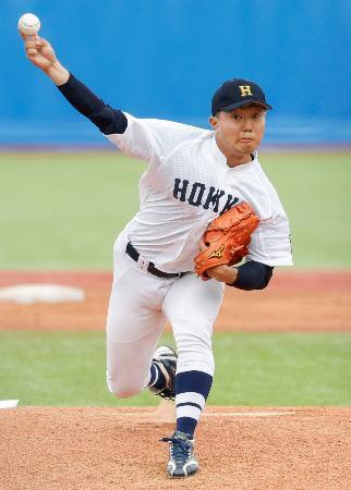 　仏教大戦に先発した北海学園大・工藤＝神宮