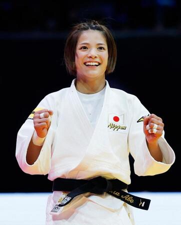 柔道　兄の分も…阿部詩が涙の世界女王返り咲き！　パリ五輪の慟哭から11カ月