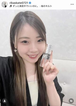 　紀平梨花のインスタグラム＠ｒｉｋａｓｋａｔｅ０７２１より