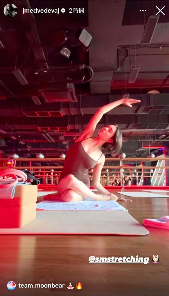 　メドベージェワのインスタグラム＠ｊｍｅｄｖｅｄｅｖａｊより