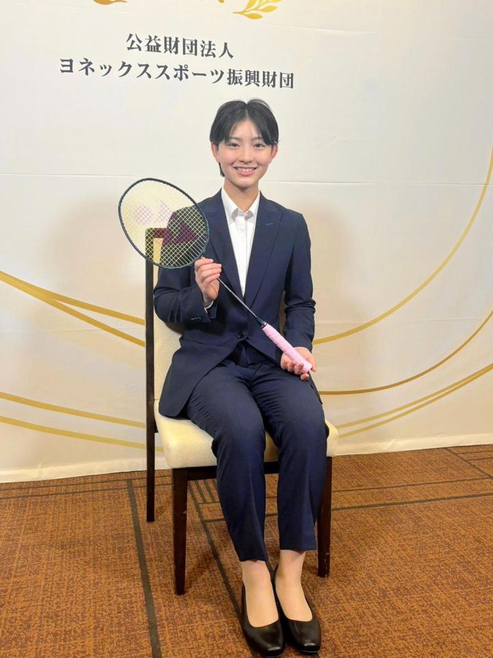 　米山稔賞を受賞した宮崎友花