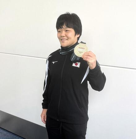 柔道 初出場初Vの嘉重春樺「ほっと」世界選手権から帰国