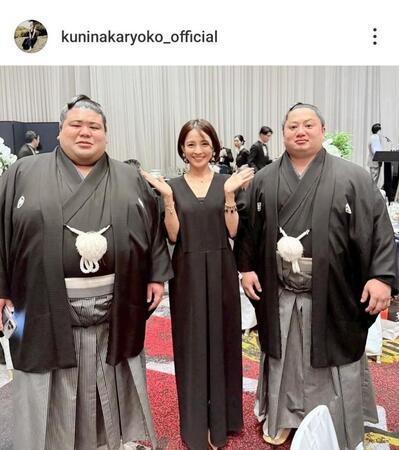 　国仲涼子のインスタグラム（＠ｋｕｎｉｎａｋａｒｙｏｋｏ＿ｏｆｆｉｃｉａｌ）から