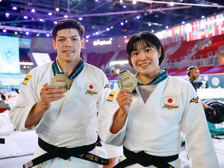 ７０キロ級・田中志歩　日本勢２大会ぶりの頂点に　３度目出場で念願　「どん底」経て掴んだ金メダルに感慨　