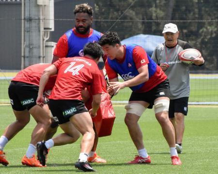 日本、ウェールズ戦へ手応え　ラグビーの合宿公開