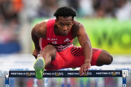 村竹、今季自己最高で４位　１３秒０８、陸上ＤＬ