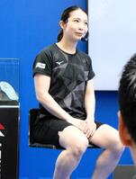 　トークショーを行った松友美佐紀