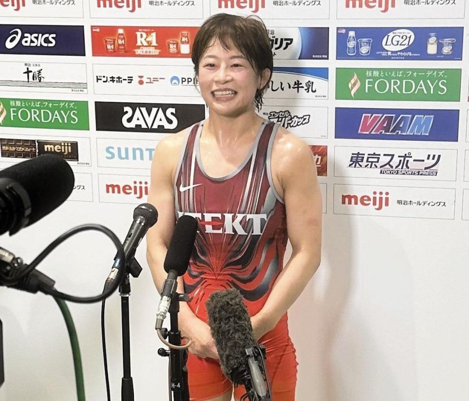 　明治杯全日本選抜選手権で３位となった志土地真優