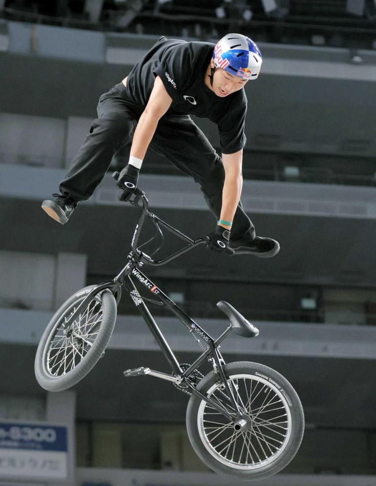 　ＢＭＸパークで優勝した中村輪夢