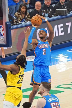 サンダー、46季ぶりNBA優勝 決勝第7戦、ペーサーズ下す