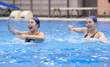 アーティスティックスイミング日本代表 比嘉もえ×佐藤友花がパリ五輪以来の再結成 宮川HC「戦う意味で変更した」