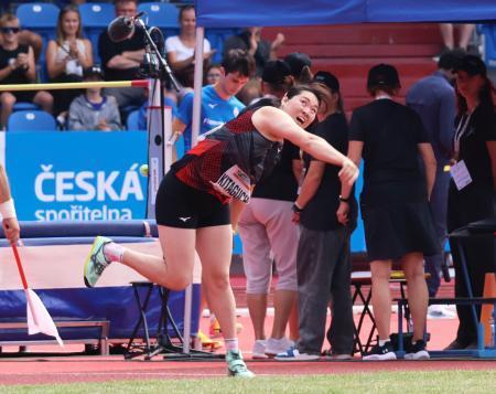 北口榛花、６３ｍ８８で２位　陸上、チェコの国際大会