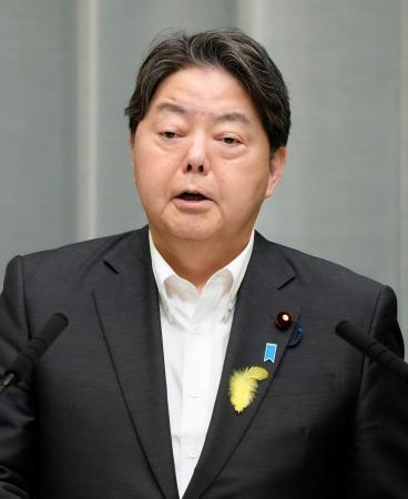 　記者会見する林官房長官＝２７日午前、首相官邸