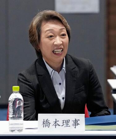 　ＪＯＣの理事会に臨む橋本聖子氏＝２６日