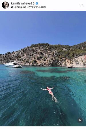 　ワリエワのインスタグラム＠ｋａｍｉｌａｖａｌｉｅｖａ２６より
