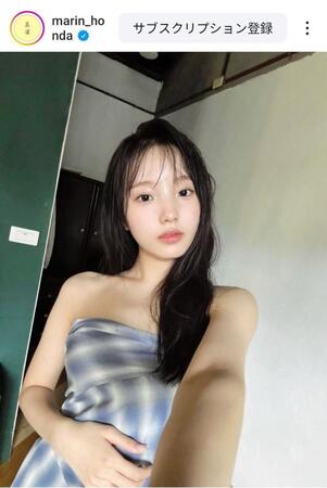 　本田真凜のインスタグラム（＠ｍａｒｉｎ＿ｈｏｎｄａ）から