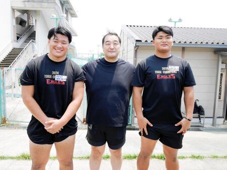 安治川部屋が大学アメフト部員と稽古、師匠「うちから内定を出しておくから」