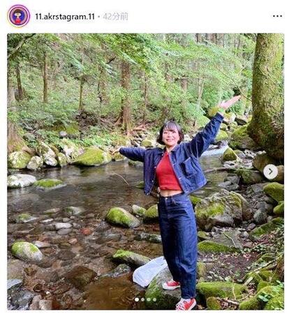 　藤波朱理のインスタグラム（１１．ａｋｒｓｔａｇｒａｍ．１１）より