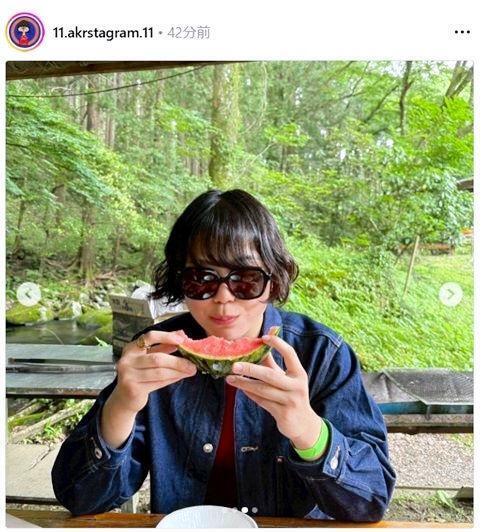 　藤波朱理のインスタグラム（１１．ａｋｒｓｔａｇｒａｍ．１１）より