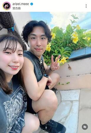 　五十嵐有紗のインスタグラム（ａｒｉｐｅｉ．ｍｅｅｅ）より 