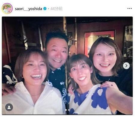　吉田沙保里さんのインスタグラム（ｓａｏｒｉ＿＿＿ｙｏｓｈｉｄａ）より 