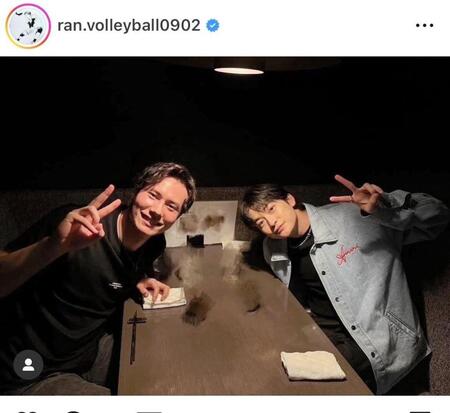 　高橋藍のインスタグラム＠ｒａｎ．ｖｏｌｌｅｙｂａｌｌ０９０２より
