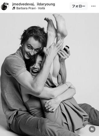 メドベージェワのインスタグラム＠ｊｍｅｄｖｅｄｅｖａｊより