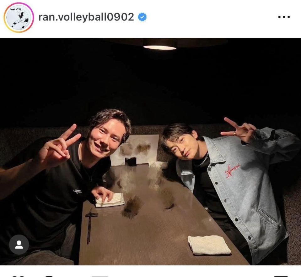 　高橋藍のインスタグラム＠ｒａｎ．ｖｏｌｌｅｙｂａｌｌ０９０２より