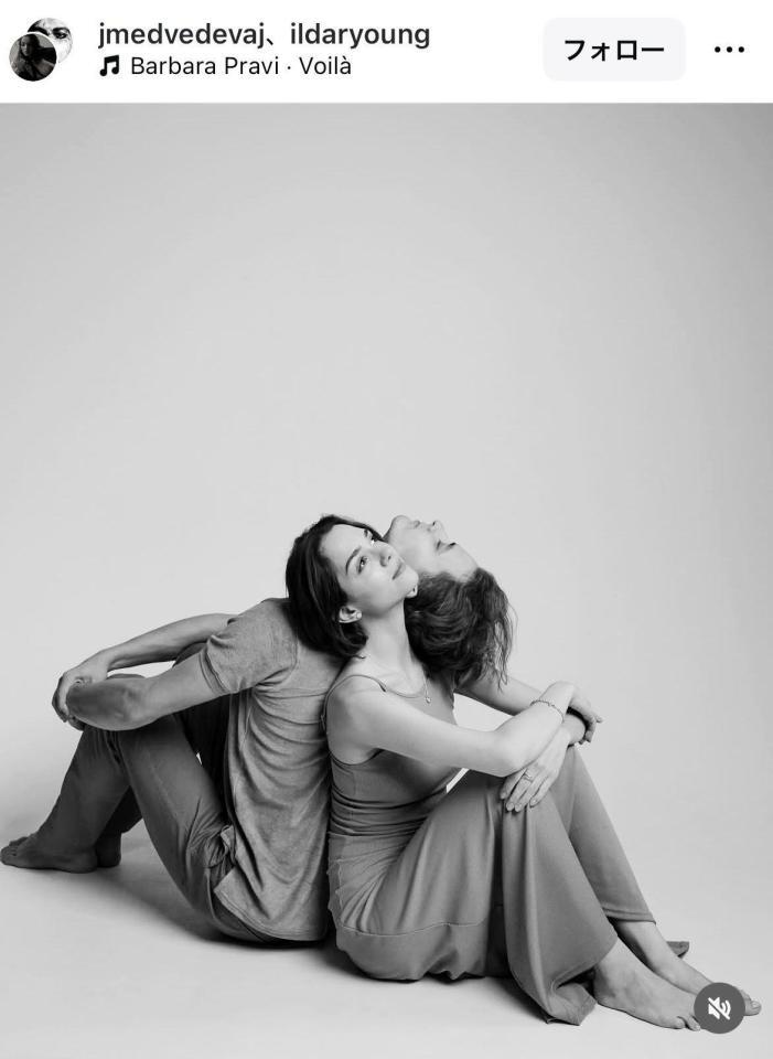 メドベージェワのインスタグラム＠ｊｍｅｄｖｅｄｅｖａｊより
