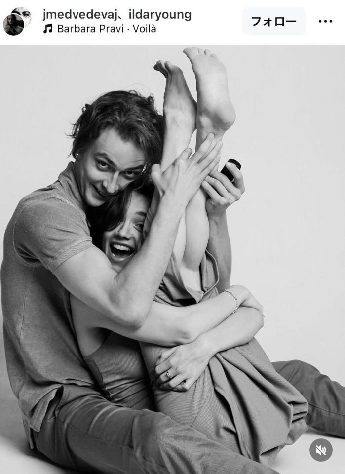 メドベージェワのインスタグラム＠ｊｍｅｄｖｅｄｅｖａｊより