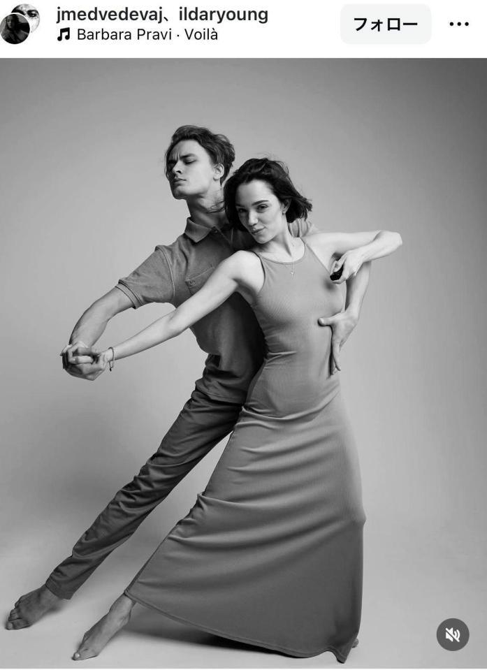 メドベージェワのインスタグラム＠ｊｍｅｄｖｅｄｅｖａｊより