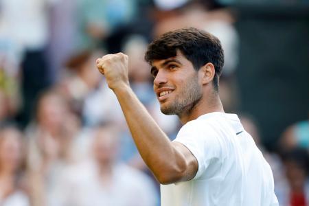 アルカラスが４回戦へ　ウィンブルドン第５日