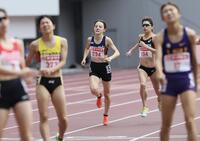 　女子１５００メートル予選で敗退したドルーリー朱瑛里（撮影・石井剣太郎）