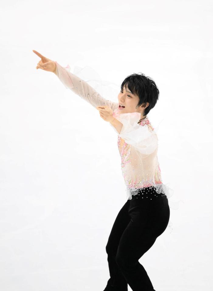 　アイスショー「Ｔｈｅ　Ｆｉｒｓｔ　Ｓｋａｔｅ」に出演した羽生結弦さん（撮影・堀内翔）