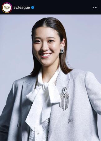 ＳＶリーグインスタグラム（ｓｖ．ｌｅａｇｕｅ）より佐藤淑乃