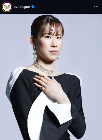 ＳＶリーグインスタグラム（ｓｖ．ｌｅａｇｕｅ）より林琴奈