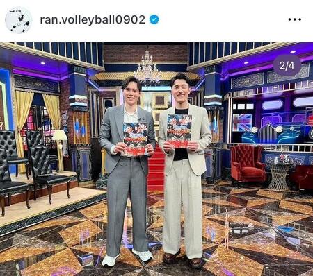 　高橋藍のインスタグラム＠ｒａｎ．ｖｏｌｌｅｙｂａｌｌ０９０２より