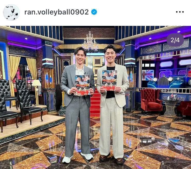 　高橋藍のインスタグラム＠ｒａｎ．ｖｏｌｌｅｙｂａｌｌ０９０２より