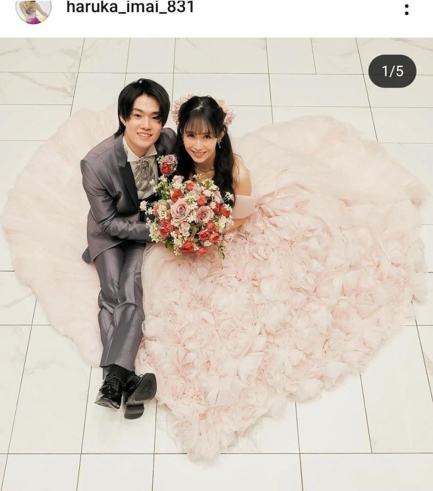 　今井遥さんのインスタグラム（＠ｈａｒｕｋａ＿ｉｍａｉ＿８３１）から