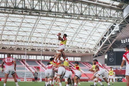 ラグビー日本、連勝へ意欲　李承信「まだまだやれる」
