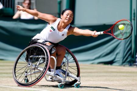 上地結衣が決勝進出　ウィンブルドン車いすの部