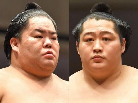 大栄翔が右ふくらはぎを痛め初休場　右膝手術を受けたと遠藤は休場で十両転落確実