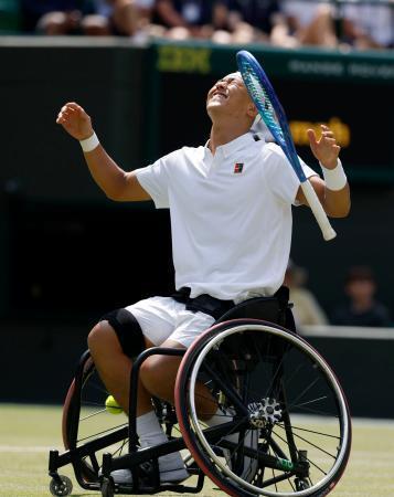 小田が2年ぶり優勝 ウィンブルドン車いすの部